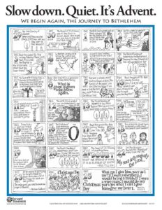 2026 Colorable Advent Calendar - Forward Movement
